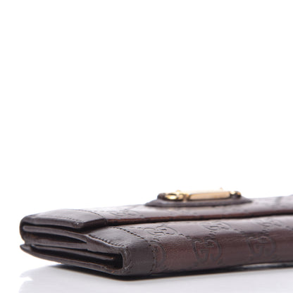 Gucci Guccissima Punch Continental Flap Wallet Brown 6 of 10