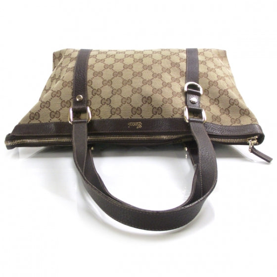 Monogram Medium Abbey Tote Brown