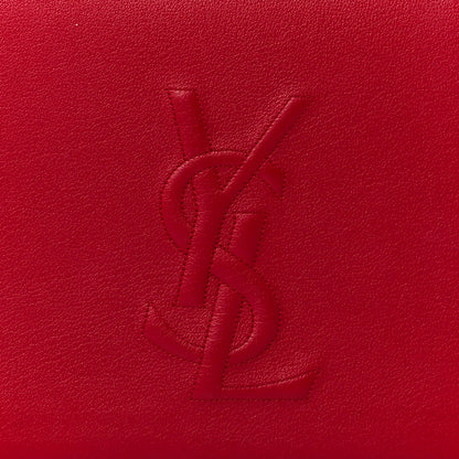Saint Laurent Calfskin Monogram Large Belle De Jour Clutch Red 7 of 12