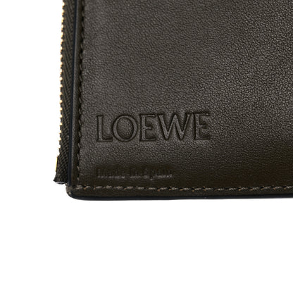 Loewe Grained Calfskin Compact Zip Wallet Dark Blush 6 of 6
