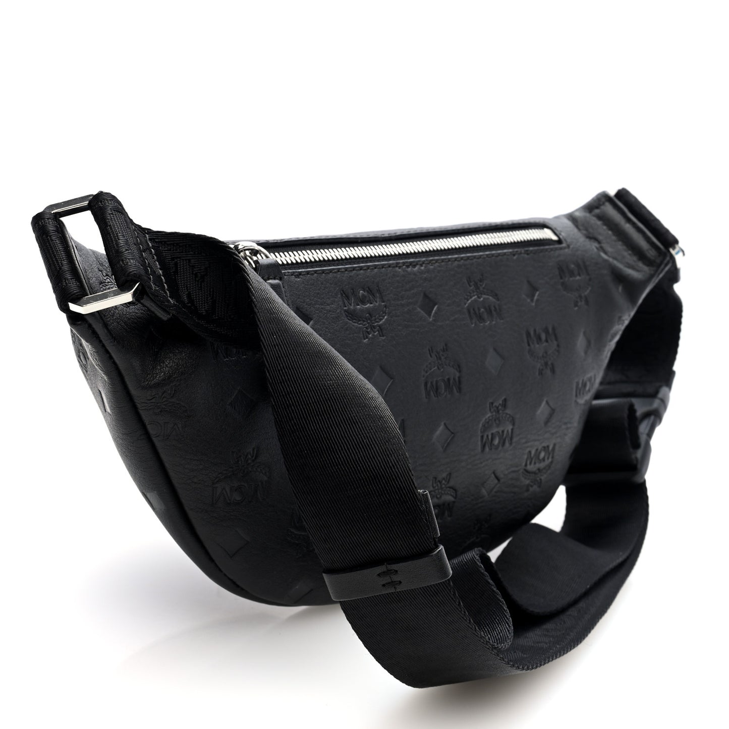 Calfskin Ottomar Monogram Belt Bag Black