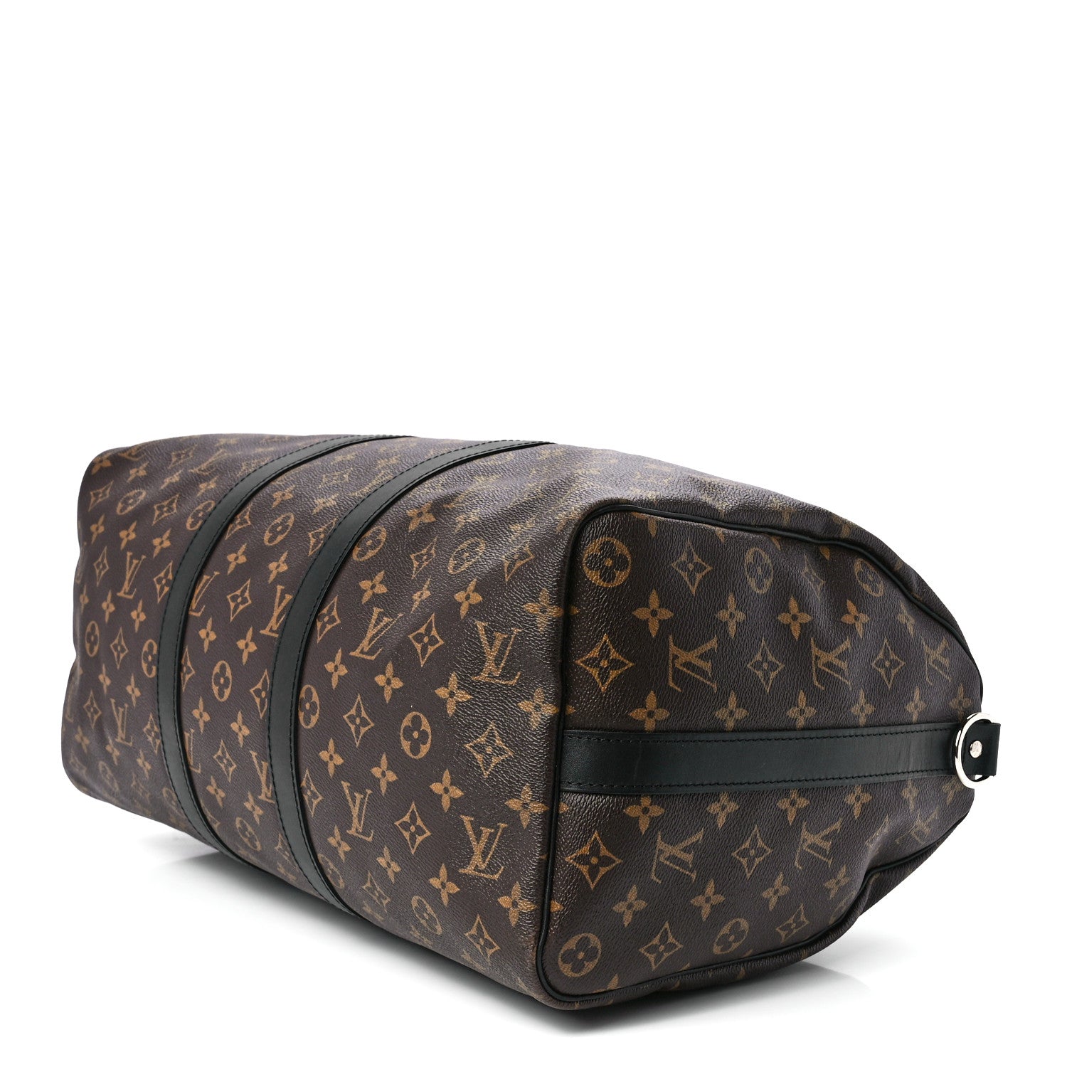 Louis Vuitton Monogram Macassar Keepall Bandouliere 45 11 of 13