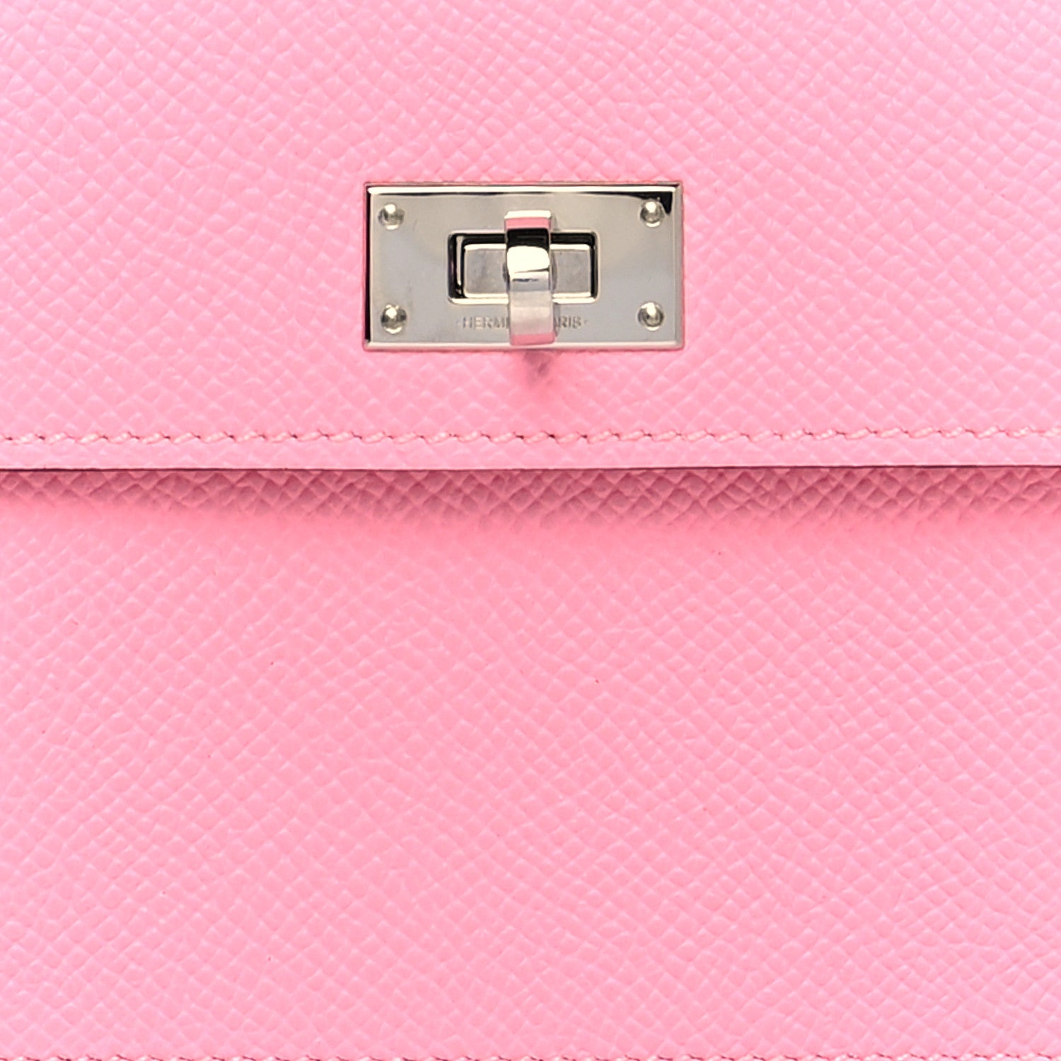 Hermes Epsom Kelly Pocket Compact Wallet Rose Confetti 8 of 8