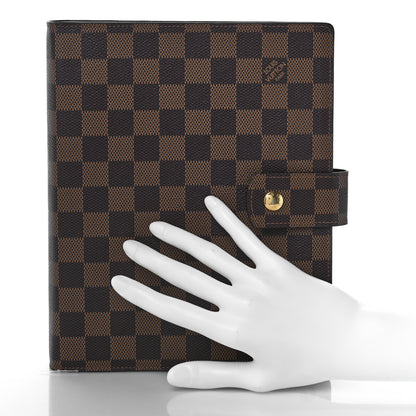 Louis Vuitton Damier Ebene Large Ring Agenda Cover 2 of 8