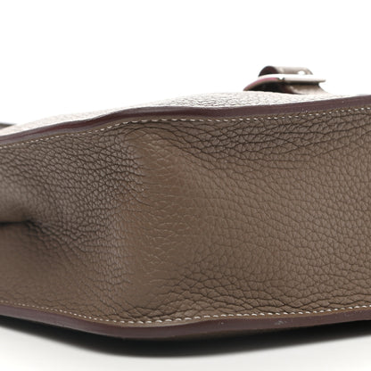 Hermes Taurillon Clemence Halzan 25 Etoupe 10 of 13