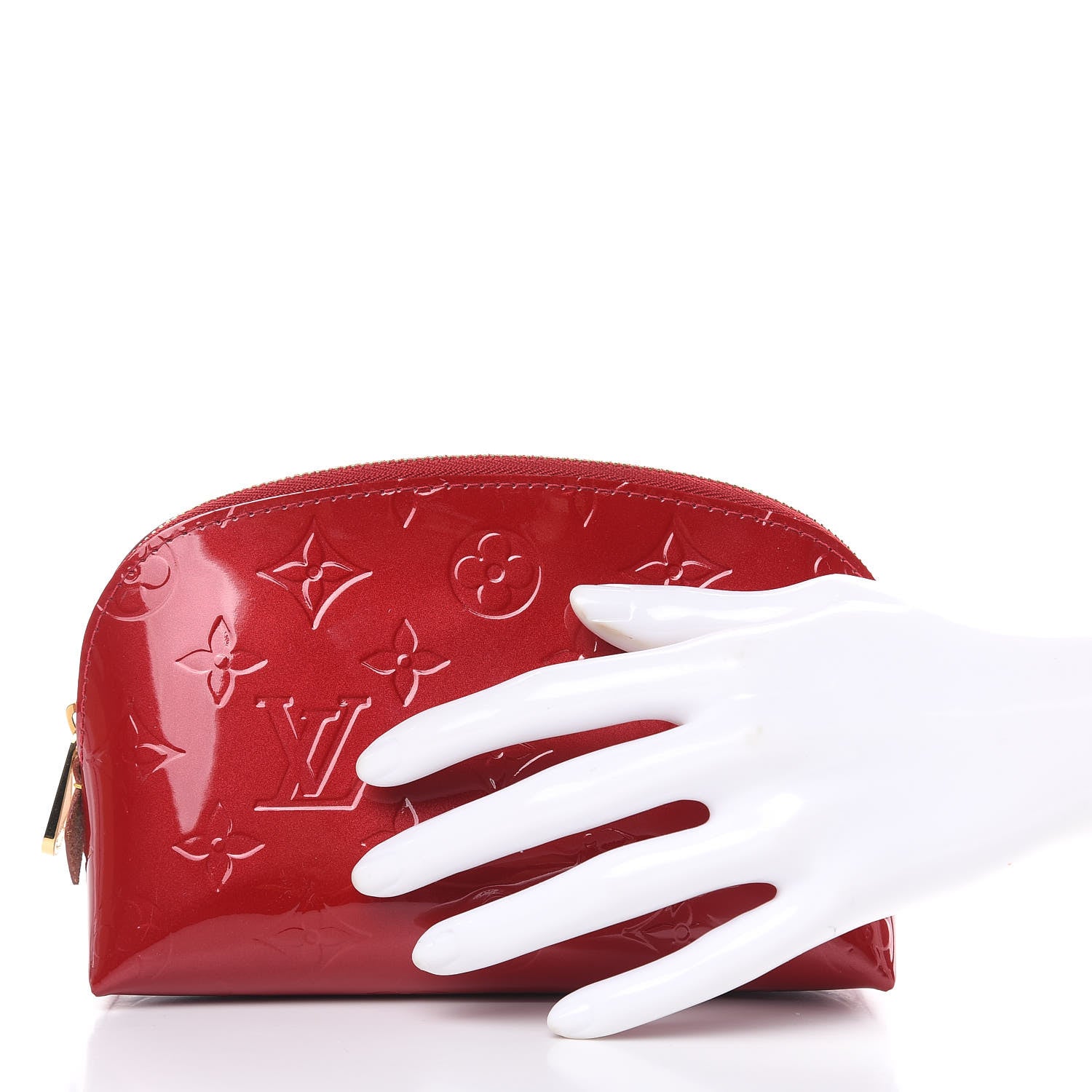 Louis Vuitton Vernis Cosmetic Pouch Pomme D'Amour 2 of 9