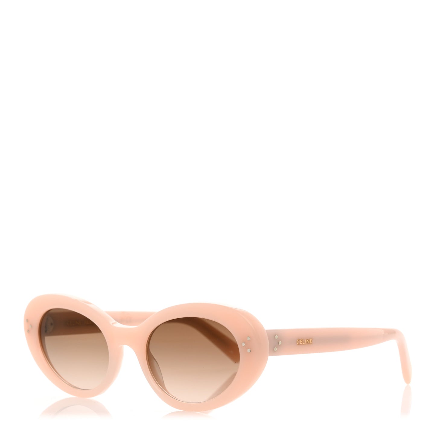 Acetate Cat Eye Sunglasses CL401931 Milky Pastel Rose Brown