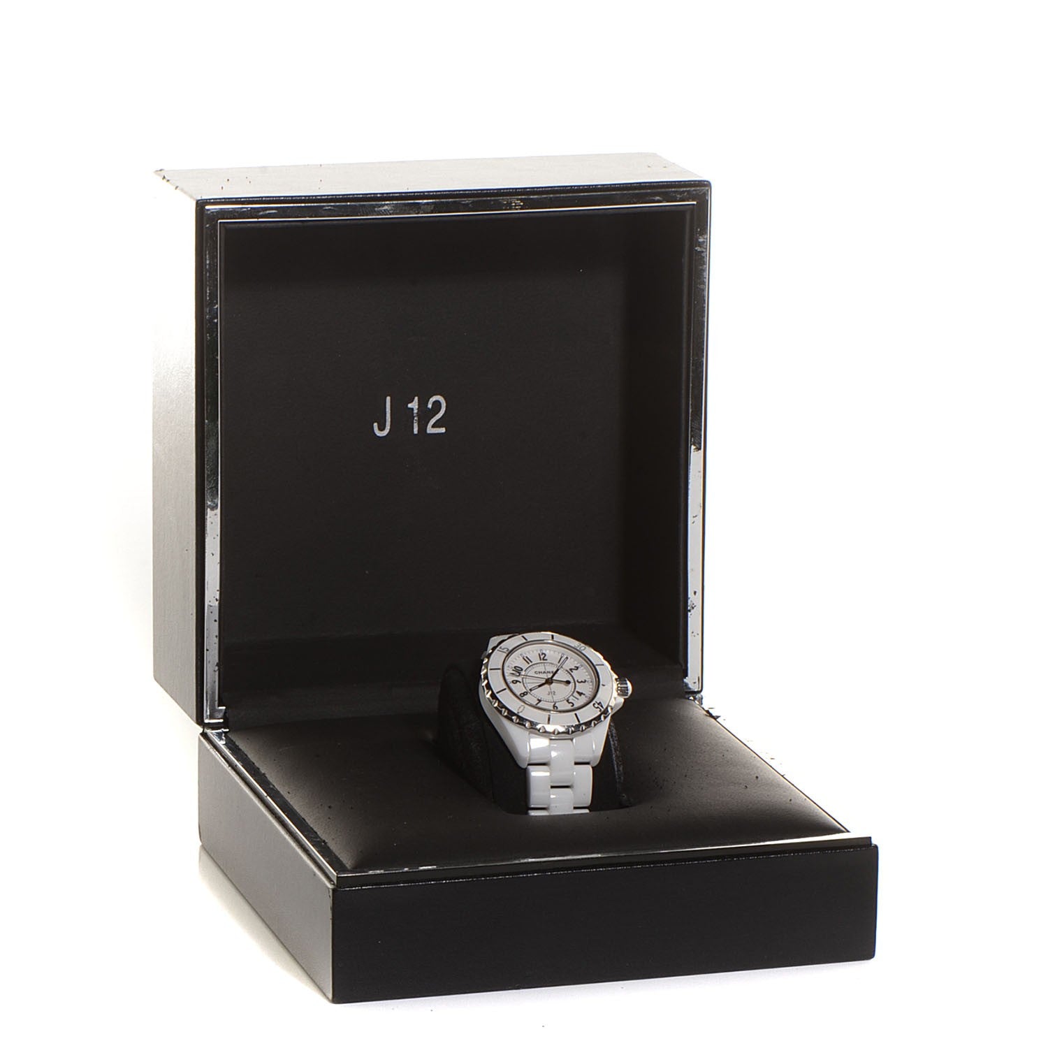 Chanel Stainless Steel Ceramic 33mm J12 Quartz Watch White 6 of 6