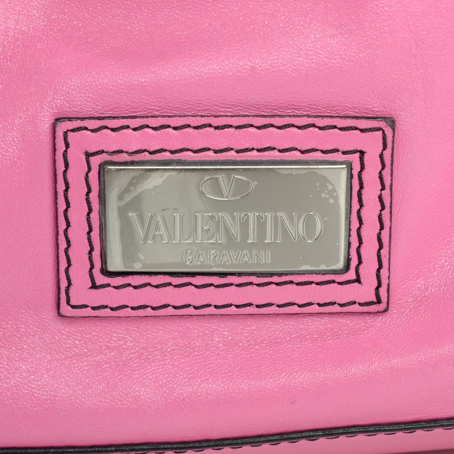 Nappa Raised Rose Petalee Tote Pink