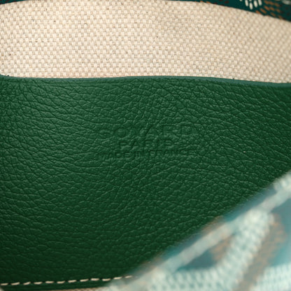Goyard Goyardine Plumet Wallet Clutch Green 8 of 10