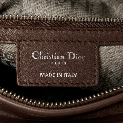Christian Dior Lambskin Cannage Medium Lady Dior Brown 6 of 11