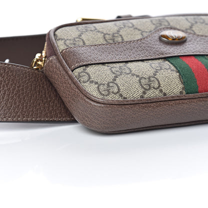 Gucci GG Supreme Monogram Ophidia Belted iPhone Case 85 34 Dark Brown 9 of 10