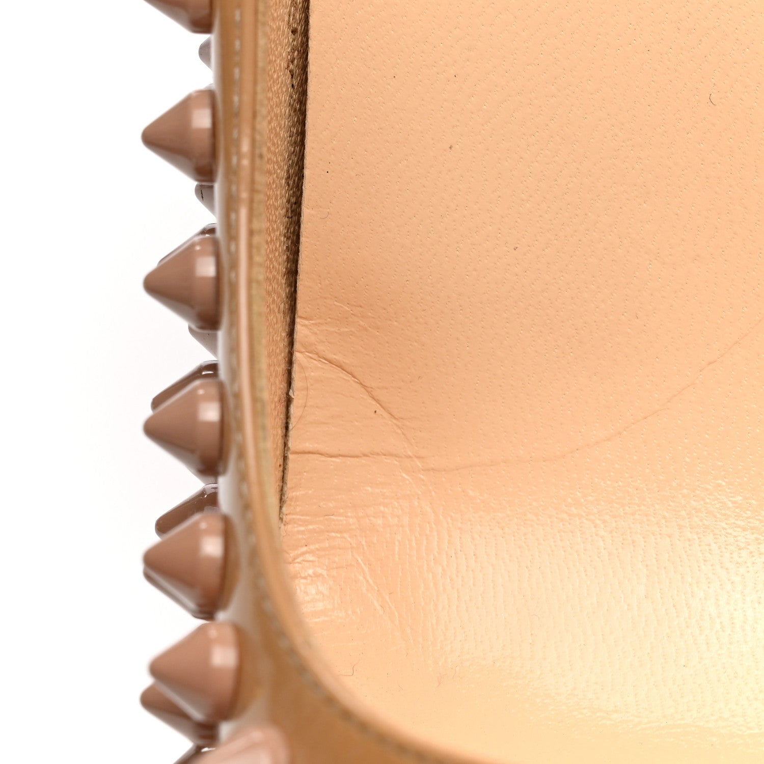 Christian Louboutin Patent Alti Spikes 140 Pumps 36.5 Nude 11 of 12