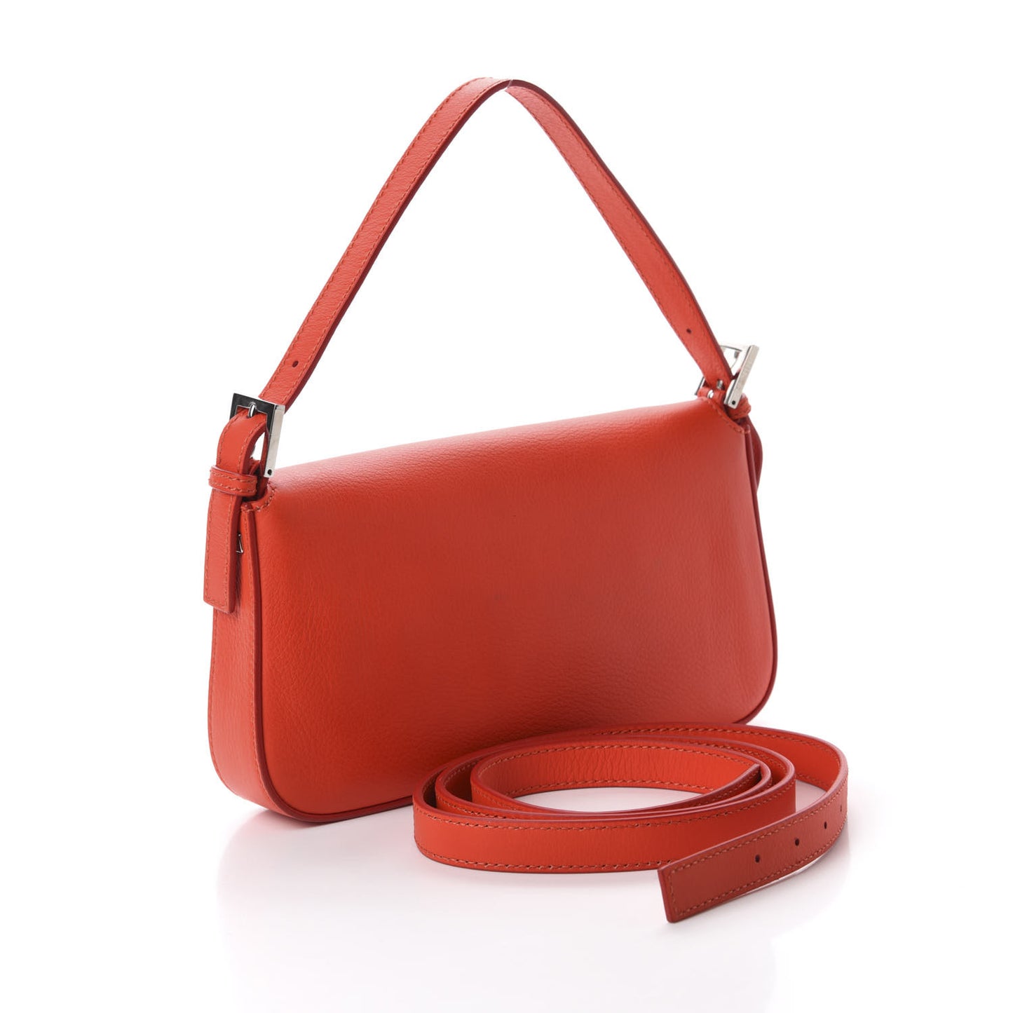 Vitello Enamel Interchangeable Strap Baguette Papavero