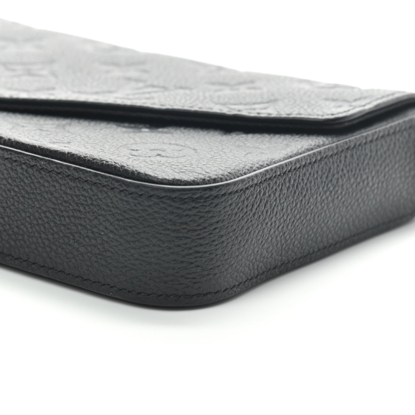 Empreinte Pochette Felicie Chain Wallet Black
