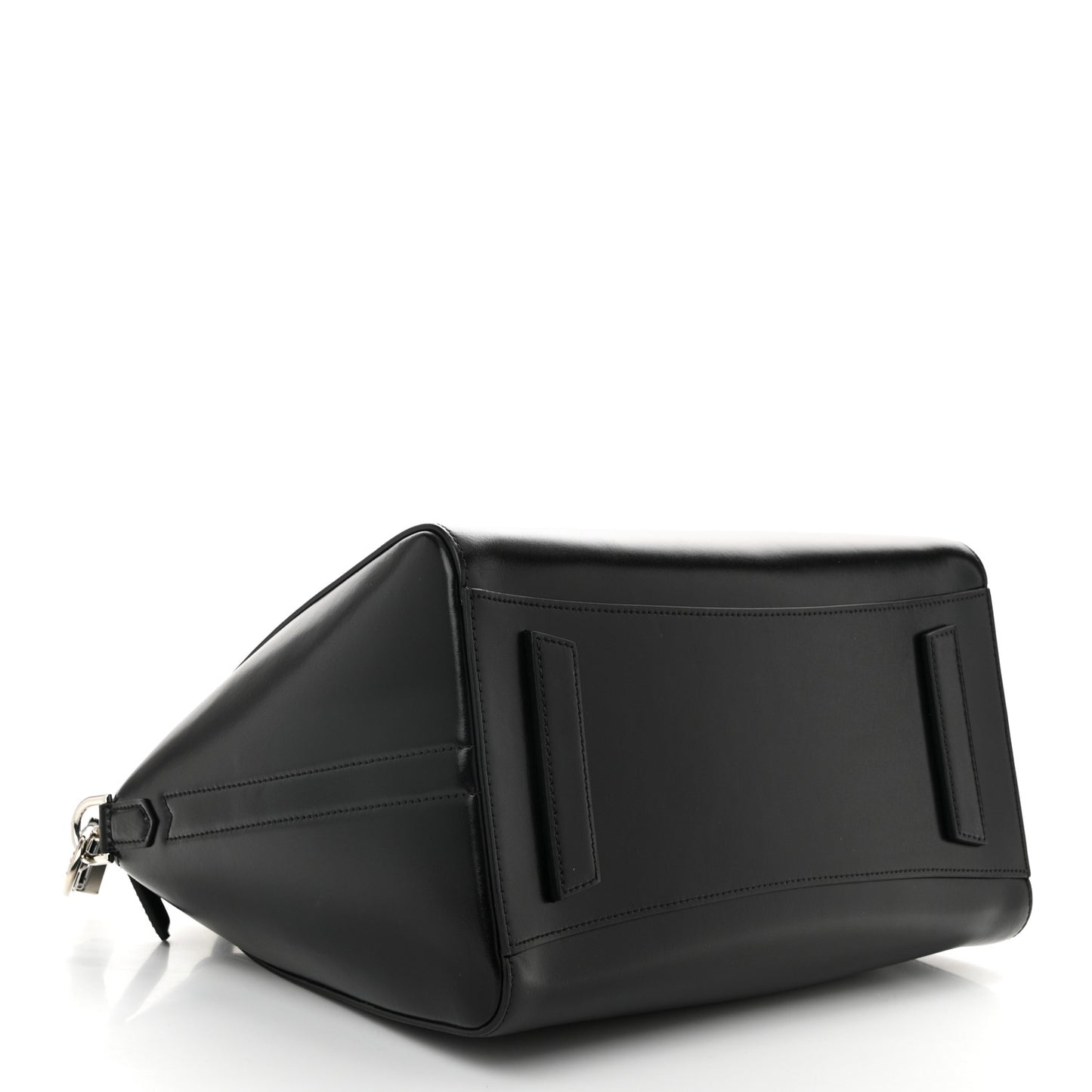 Shiny Lord Calfskin Medium Antigona Black