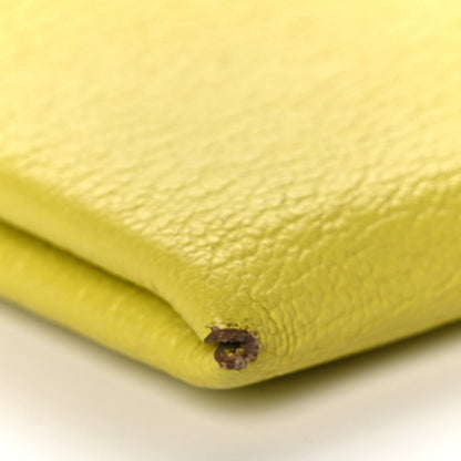 Hermes Chevre Mysore Calvi Card Case Lime 11 of 12