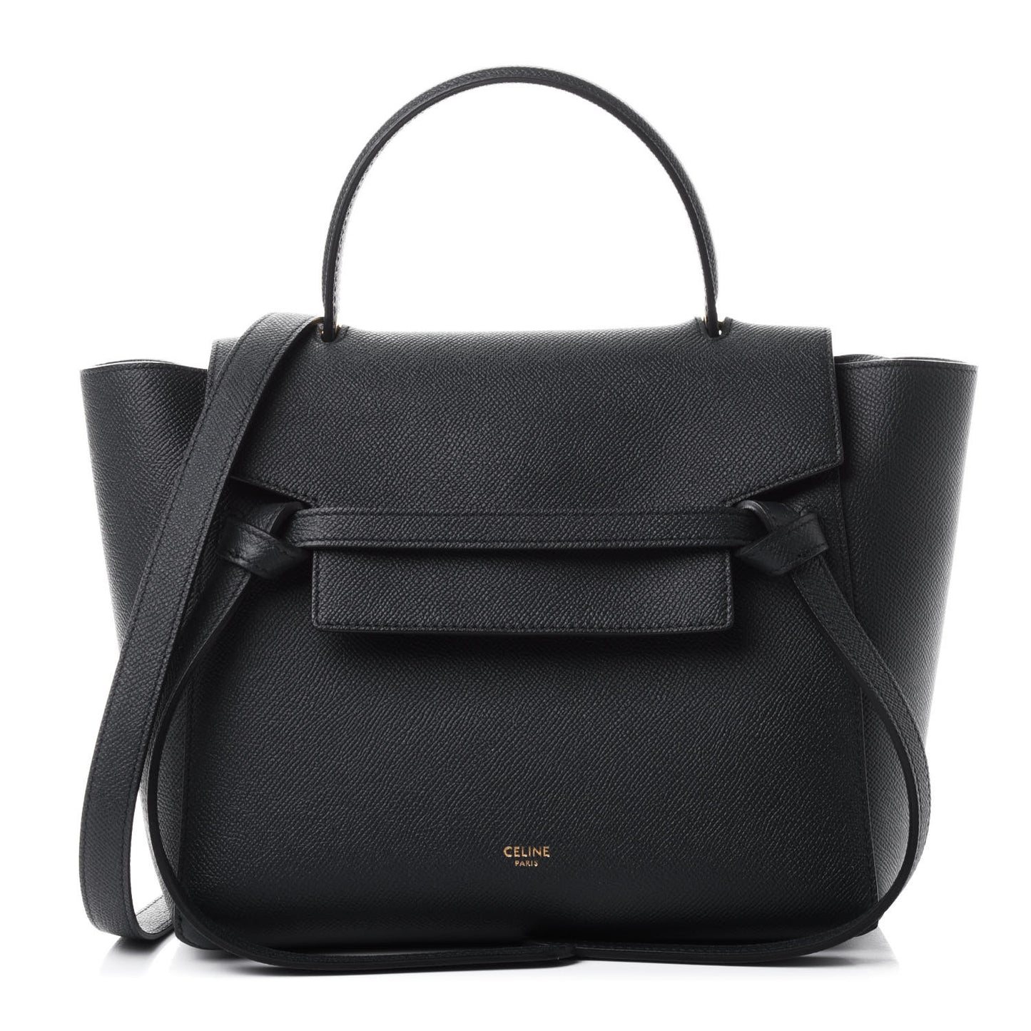 Grained Calfskin Micro Belt Bag Midnight
