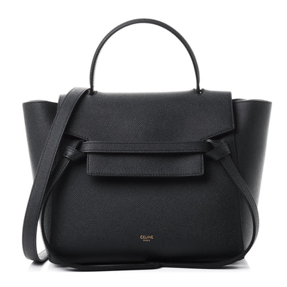 Celine Grained Calfskin Micro Belt Bag Midnight 1 of 4