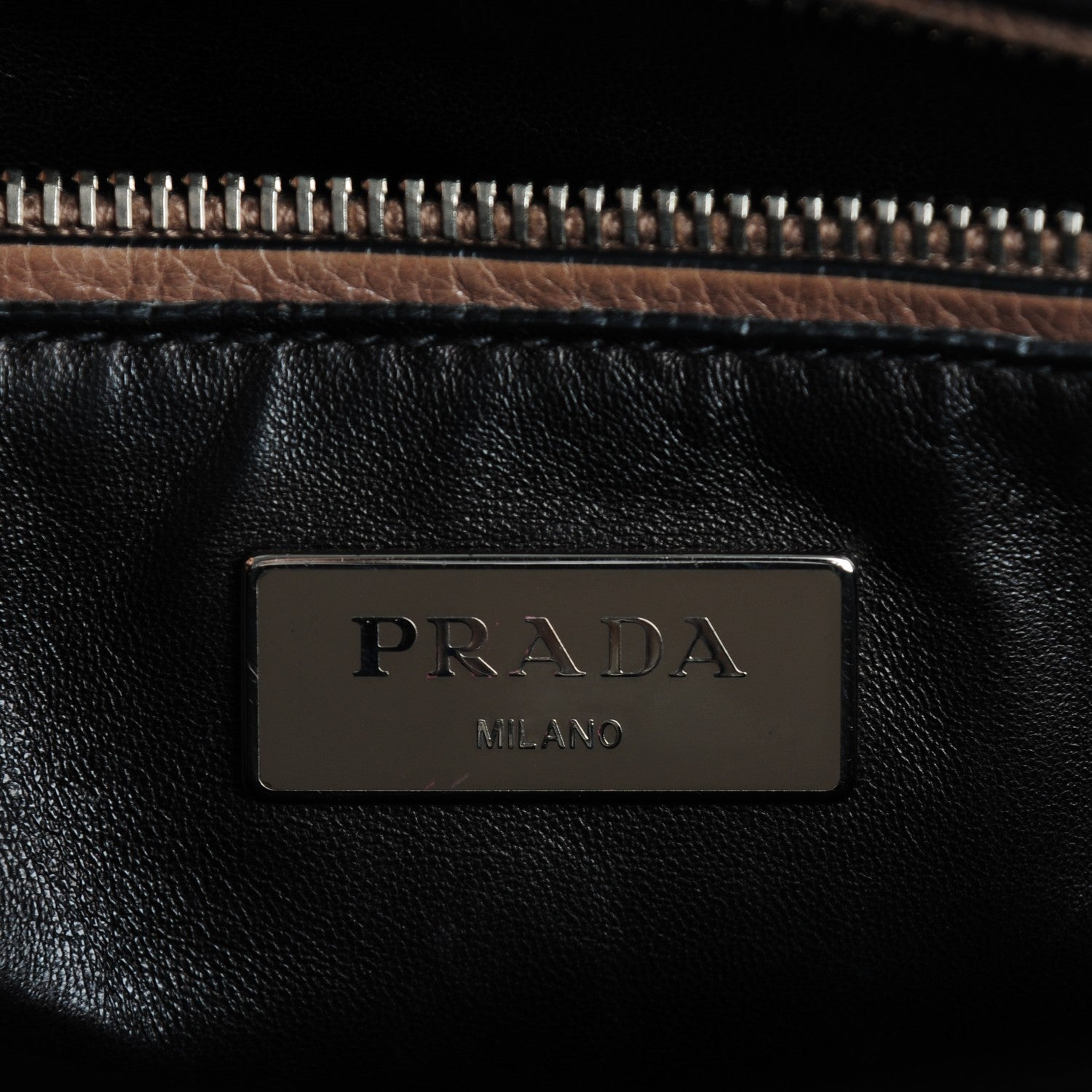 Prada Glace Calf Twin Pocket Tote Argilla 6 of 9
