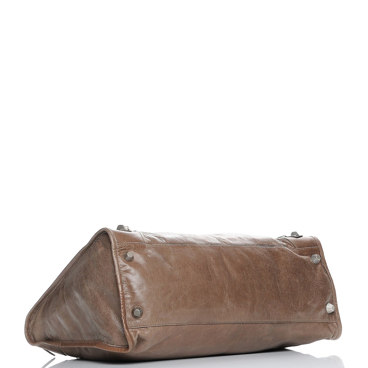 Agneau Giant 21 Silver Hardware Weekender Noix