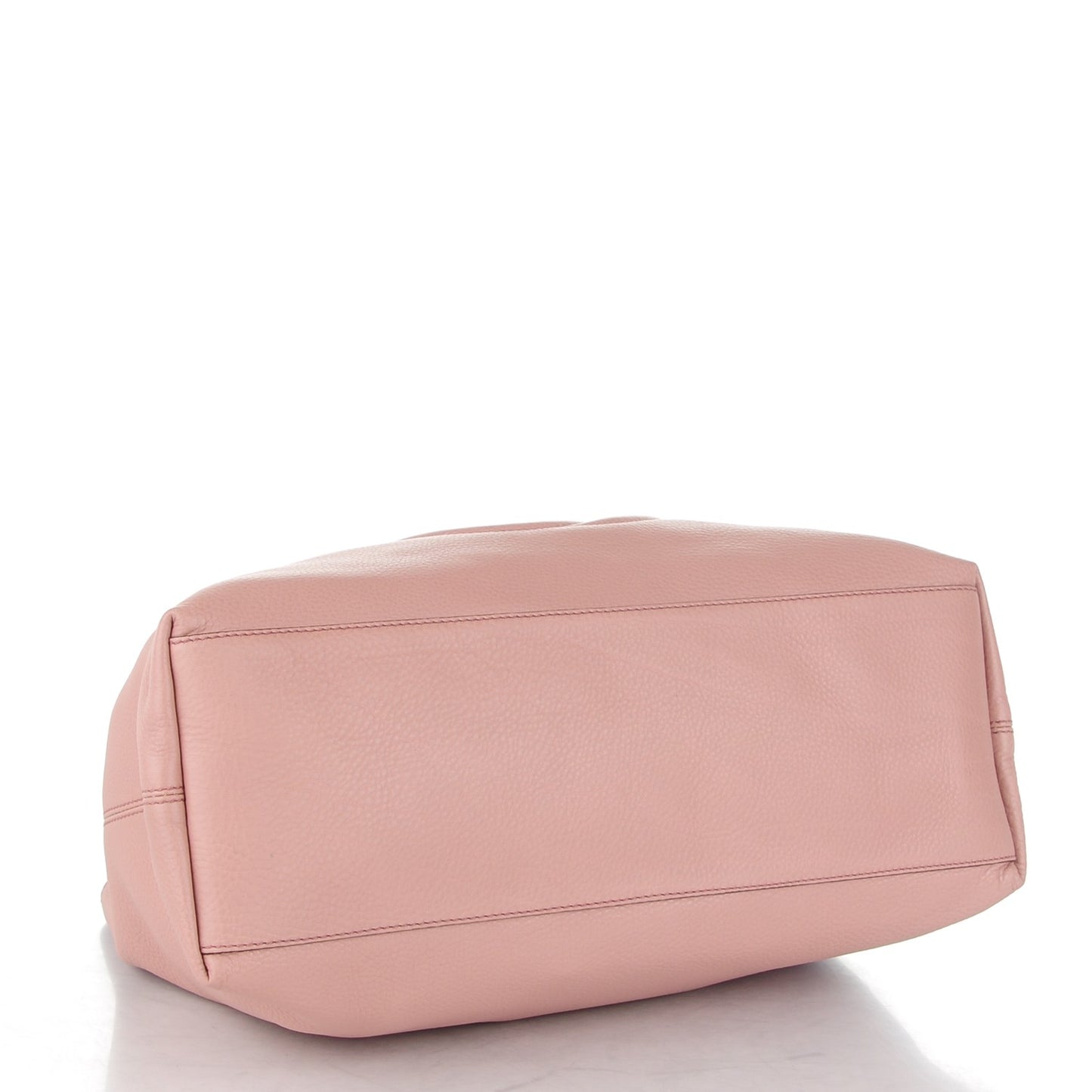 Pebbled Calfskin Medium Soho Chain Shoulder Bag Antique Rose