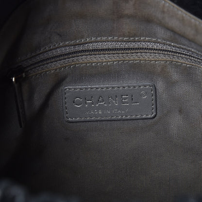 Chanel Crumpled Caviar Quilted Maxi Elastic Flap Black 8 of 8