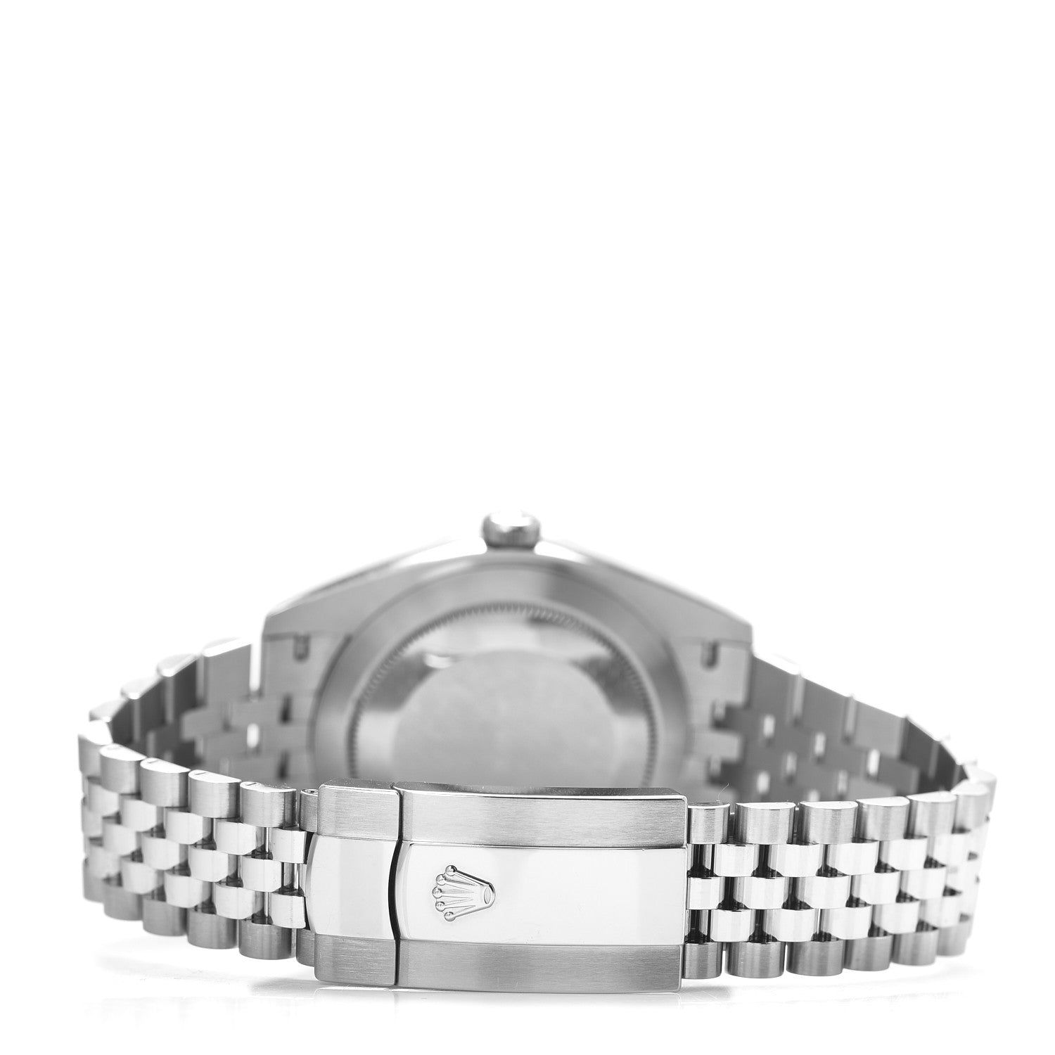 Rolex Stainless Steel 18K White Gold Diamond 41mm Oyster Perpetual Datejust Watch Dark Rhodium 126334 3 of 5
