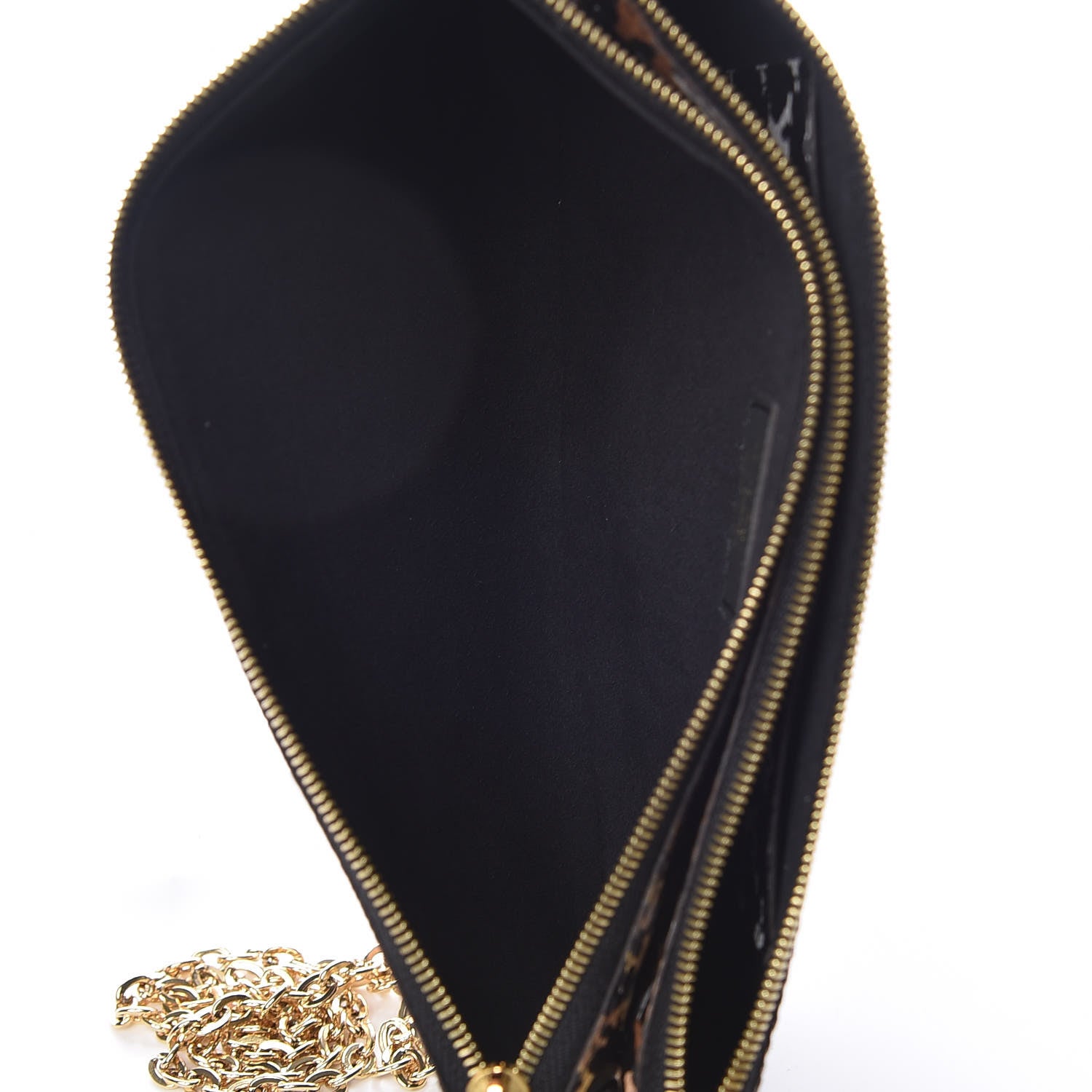 Louis Vuitton Monogram Giant Jungle Pochette Double Zip Black 7 of 12