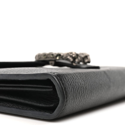 Gucci Calfskin Mini Dionysus Chain Wallet Black 8 of 9
