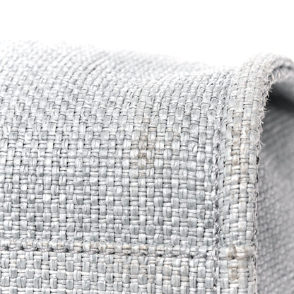 Chanel Woven Straw Raffia Small Deauville Tote Grey 9 of 11