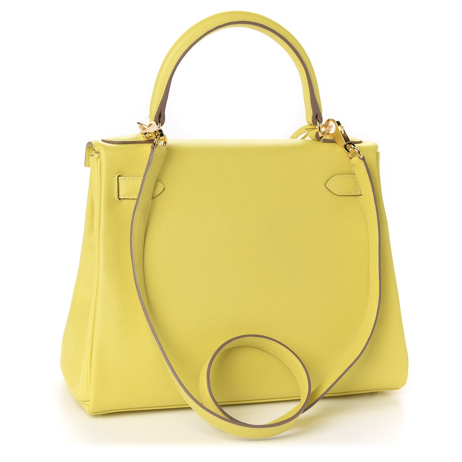 Hermes Evercolor Kelly Retourne 28 Lime 4 of 12