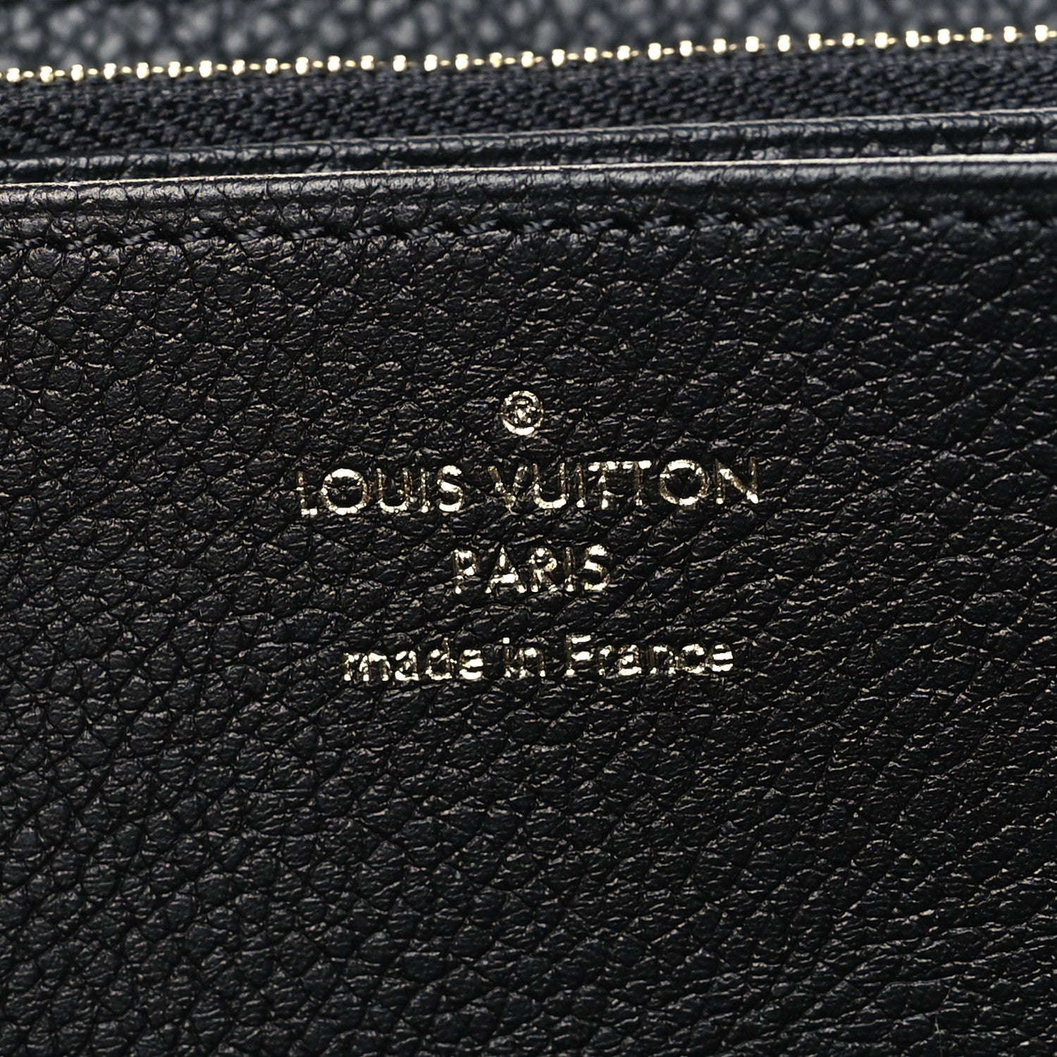 Louis Vuitton Empreinte Monogram Giant Zippy Wallet Black Beige 6 of 6