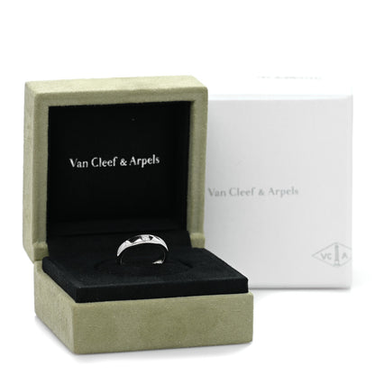 Van Cleef & Arpels Platinum Diamond Toujours Etoiles Wedding Band Ring 49 5 5 of 5