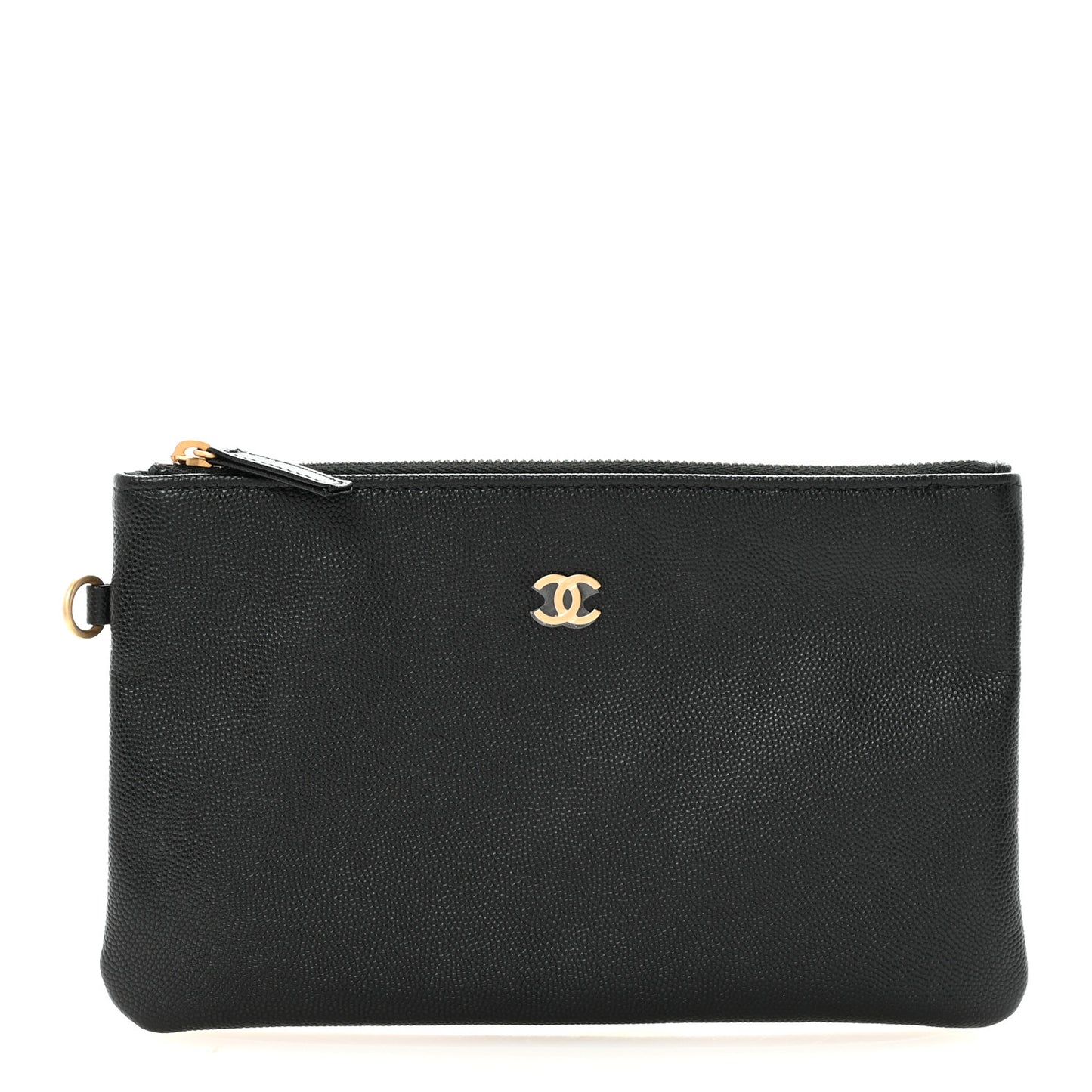 Caviar Chanel 22 Removable Pouch Black