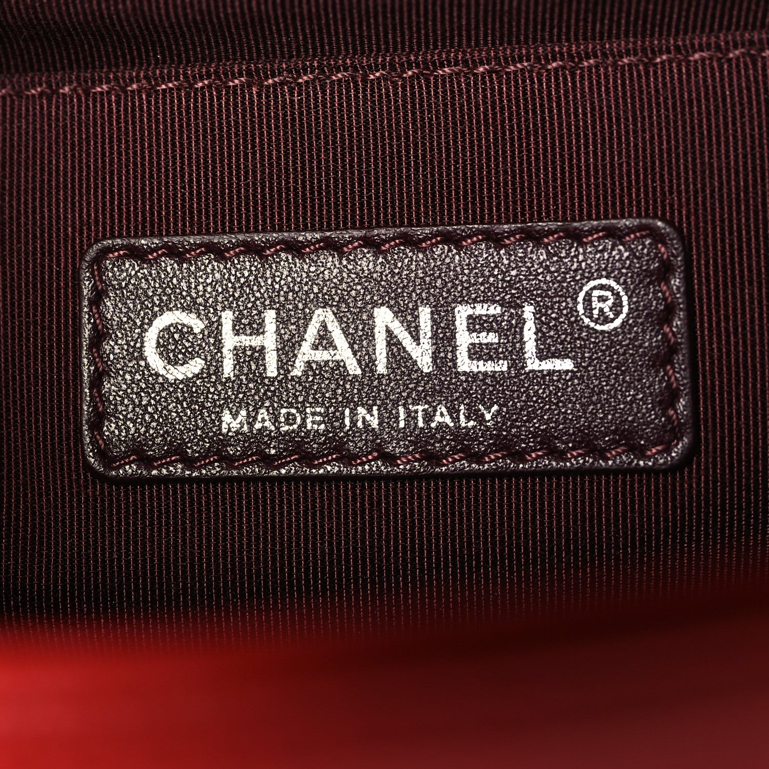 Chanel Calfskin Quilted Double Stitch Medium Boy Flap Red 6 of 10