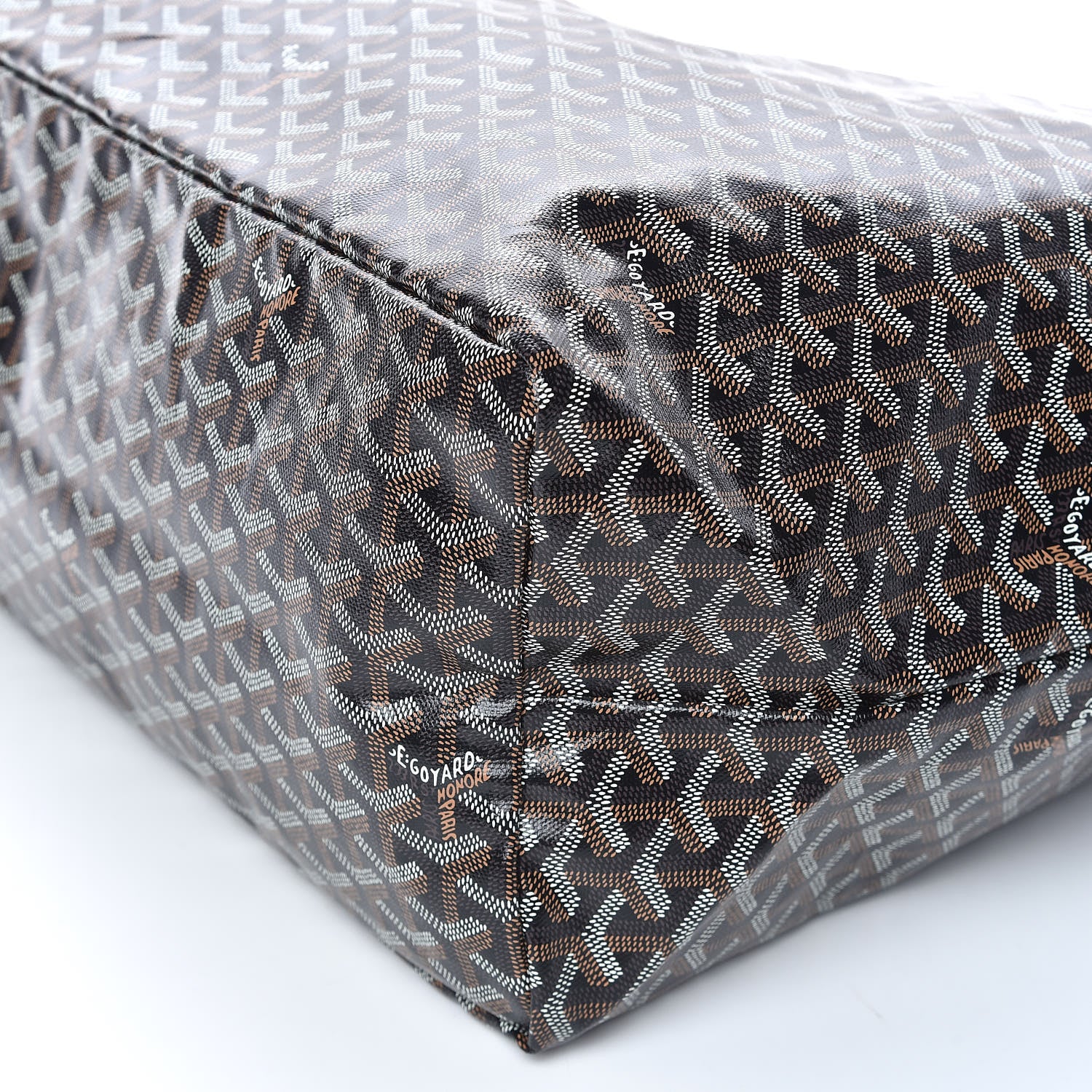 Goyard Goyardine Saint Louis GM Black Gold 9 of 9