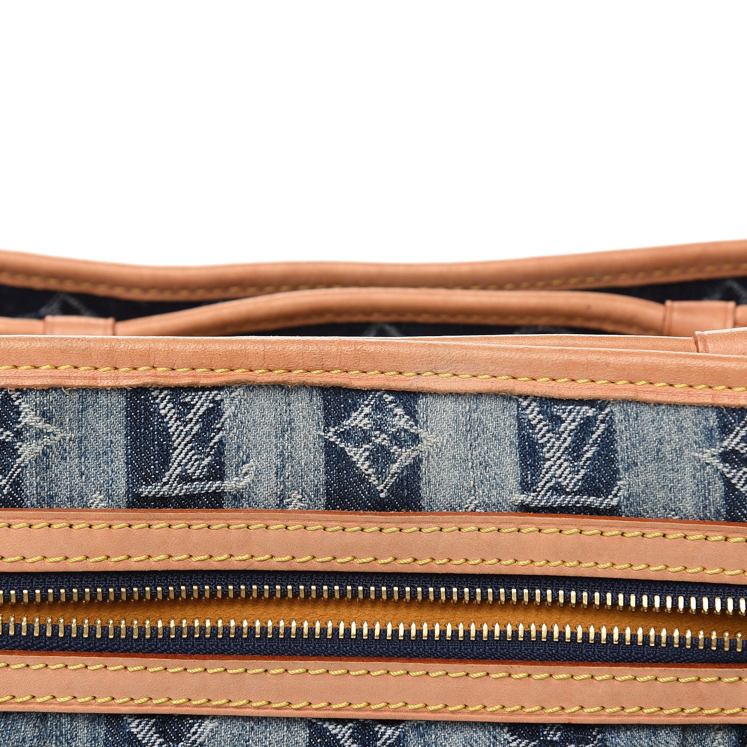 Louis Vuitton Denim Raye Porte Epaule MM 13 of 15