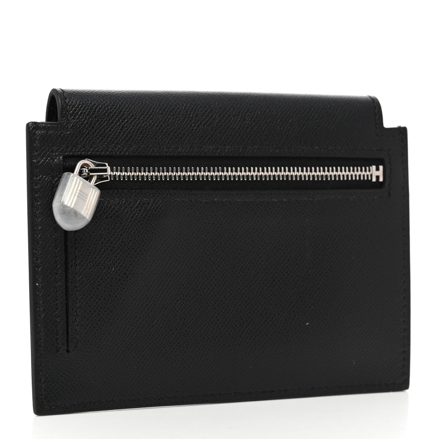 Epsom Kelly Pocket Compact Wallet Black