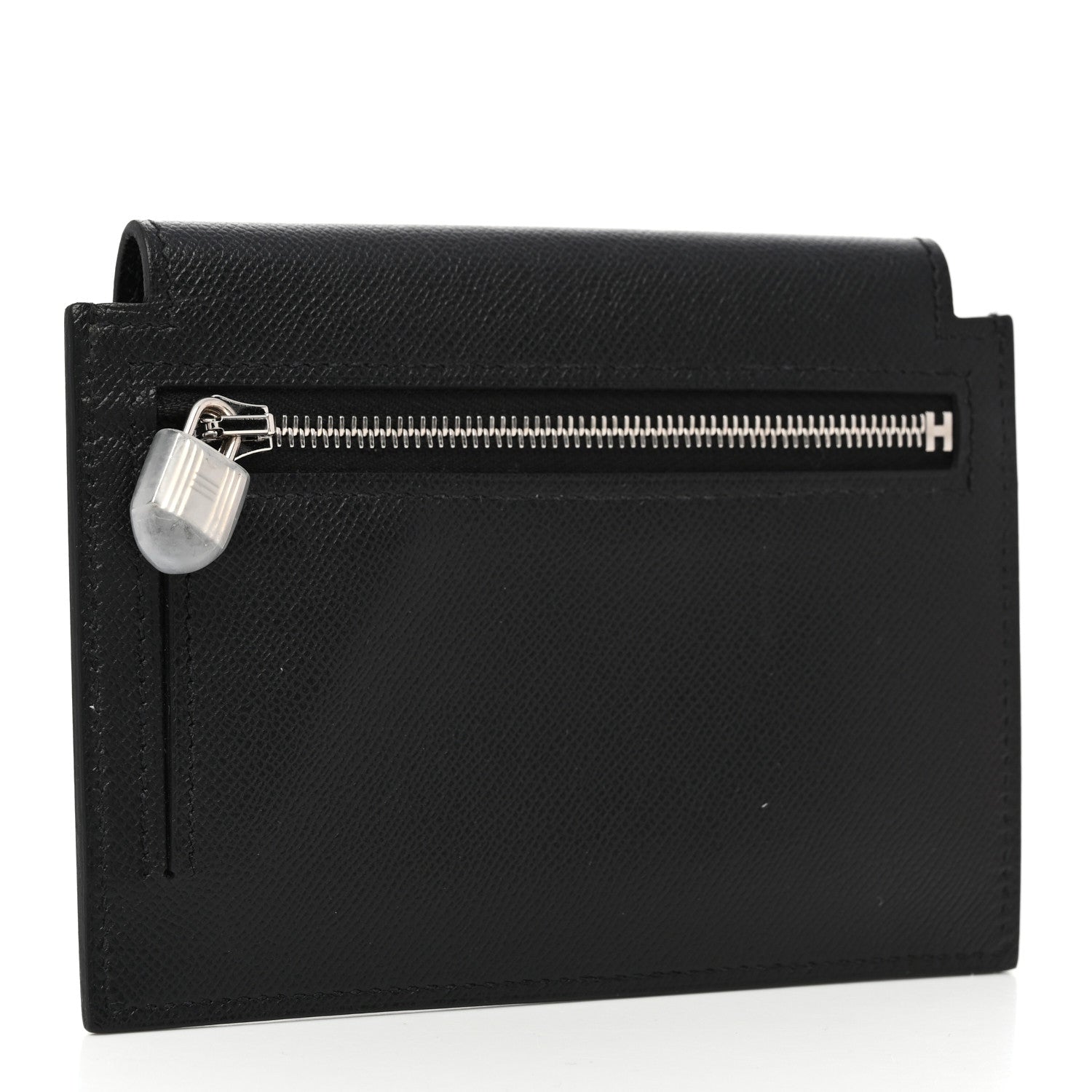 Hermes Epsom Kelly Pocket Compact Wallet Black 3 of 8