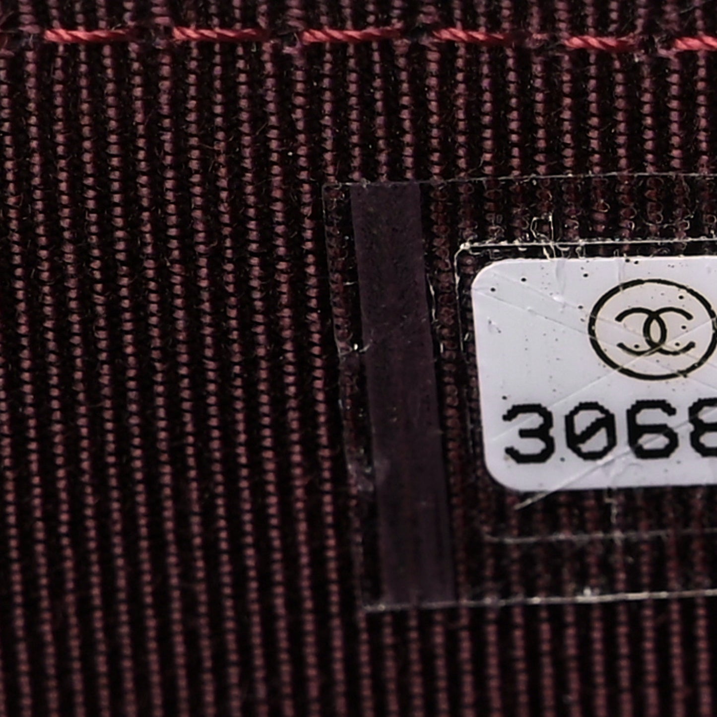 Lambskin Quilted Small Vanity Case With Chain Black