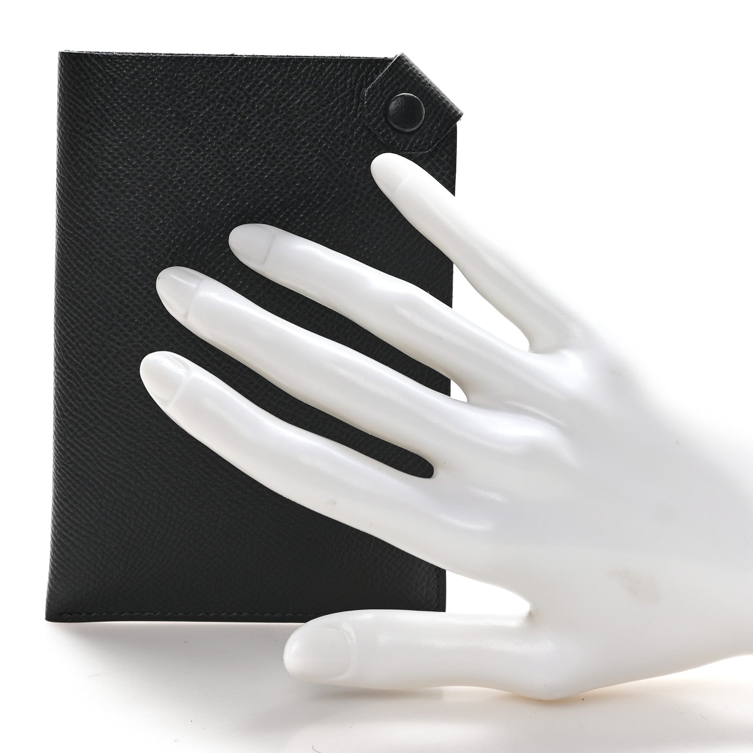 Hermes Epsom Tarmac PM Passport Holder Black 2 of 8