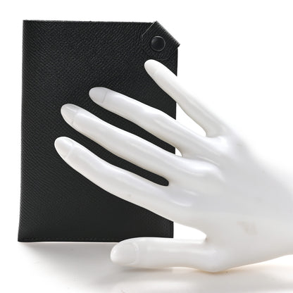 Hermes Epsom Tarmac PM Passport Holder Black 2 of 8