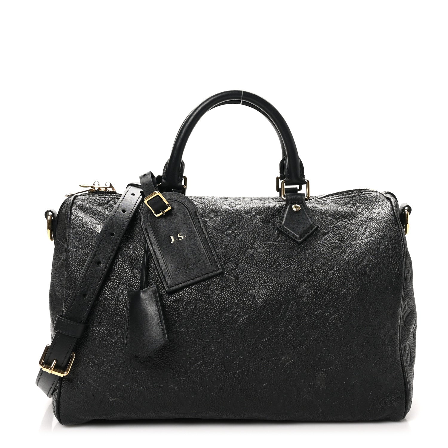 Louis Vuitton Empreinte Monogram Speedy Soft 30 Black 1 of 10