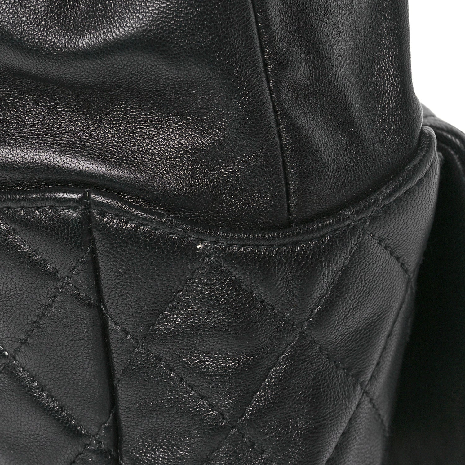 Chanel Lambskin Quilted Large In Seoul Backpack Black 12 of 12