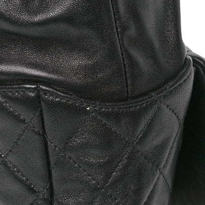 Chanel Lambskin Quilted Large In Seoul Backpack Black 12 of 12