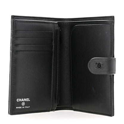 Chanel Grained Calfskin Quilted passport Holder Wallet So Black 5 of 10