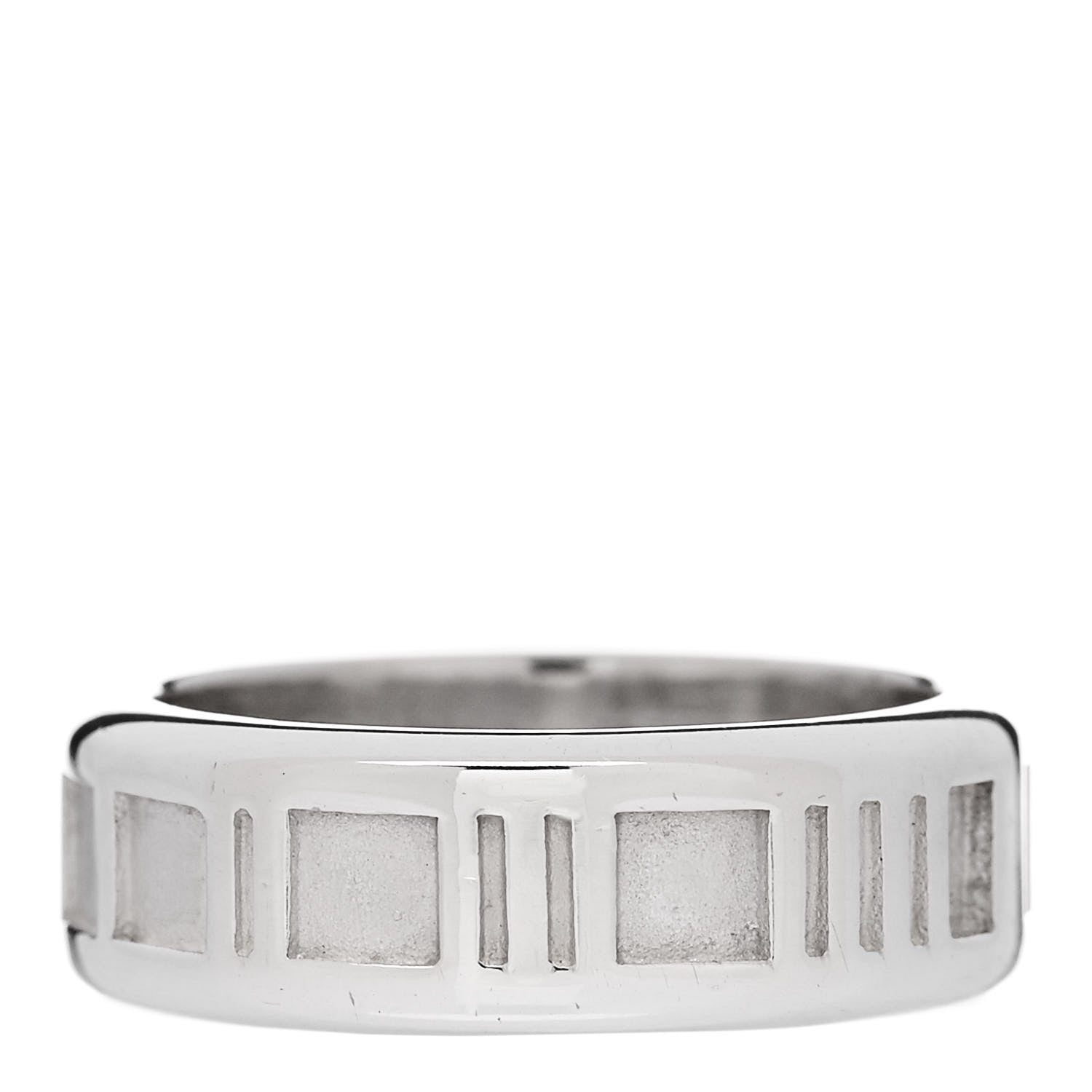 Tiffany Sterling Silver Atlas Ring 53 6.25 3 of 4