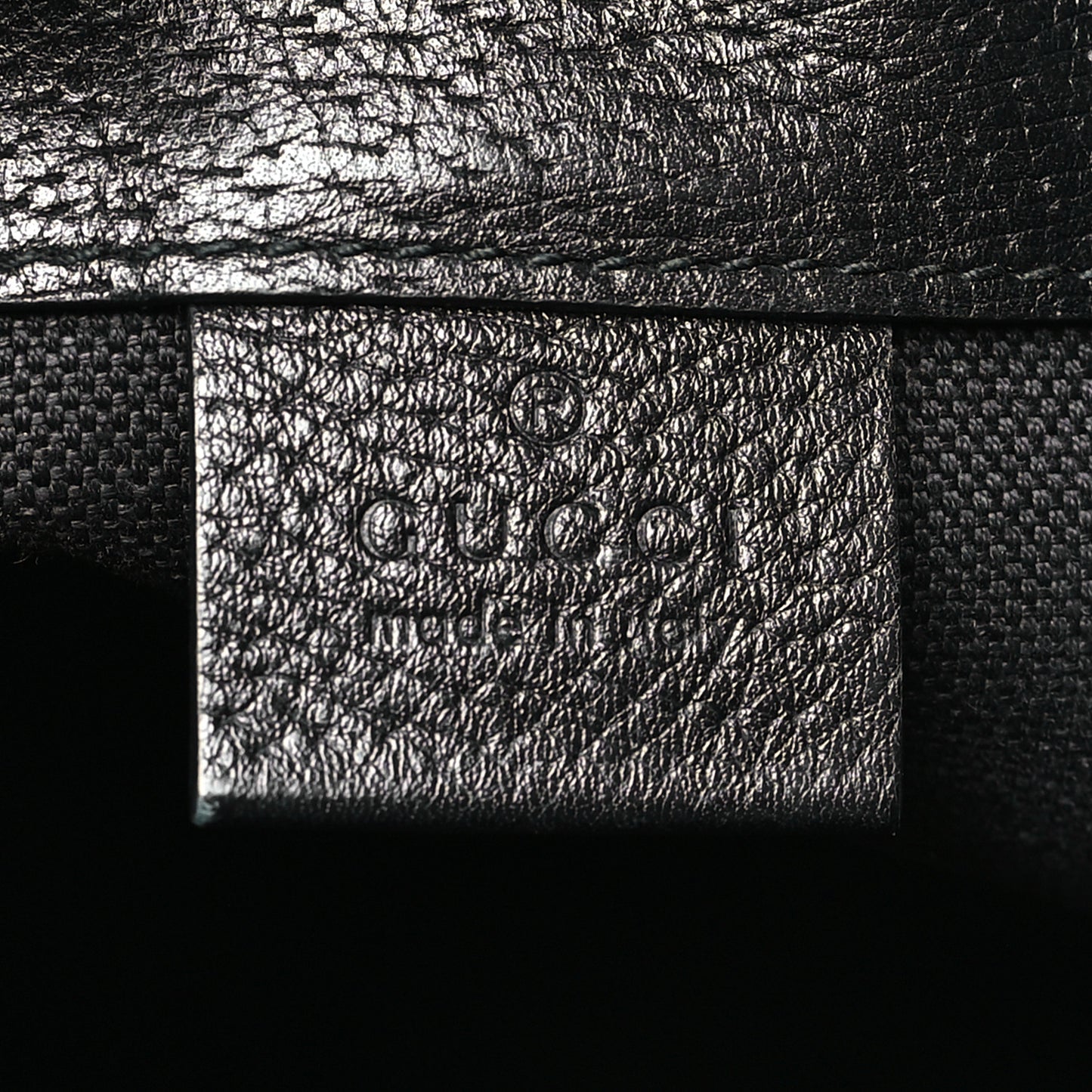 GG Supreme Monogram Psychedelic Bucket Bag Black