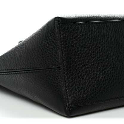 Valentino Garavani Grained Calfskin Rockstud Shoulder Tote Black 8 of 10